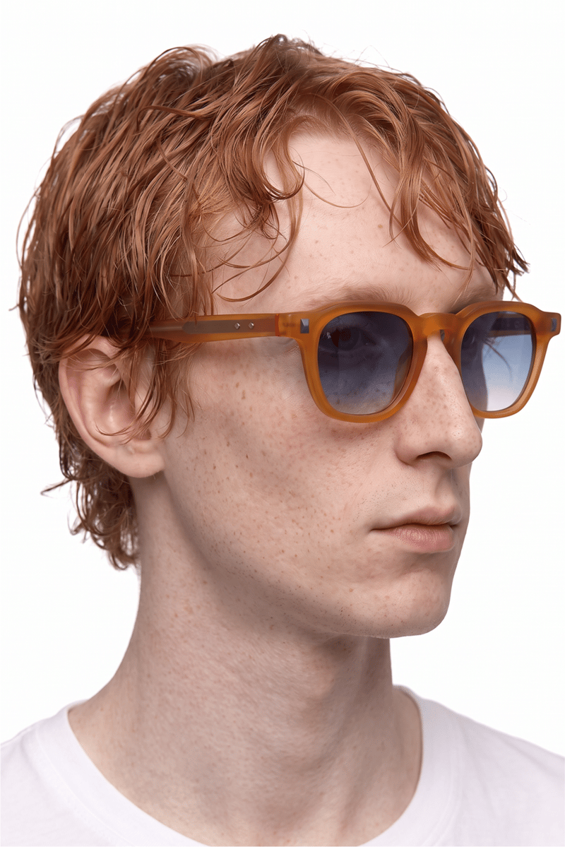 Ravendor Matt Orange Blue Degrade Erkek Güneş Gözlüğü