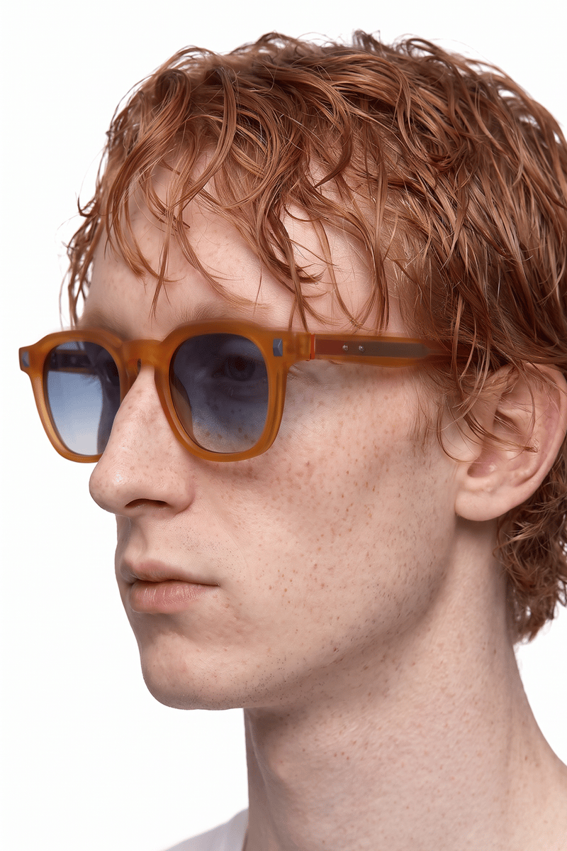 Ravendor Matt Orange Blue Degrade Erkek Güneş Gözlüğü
