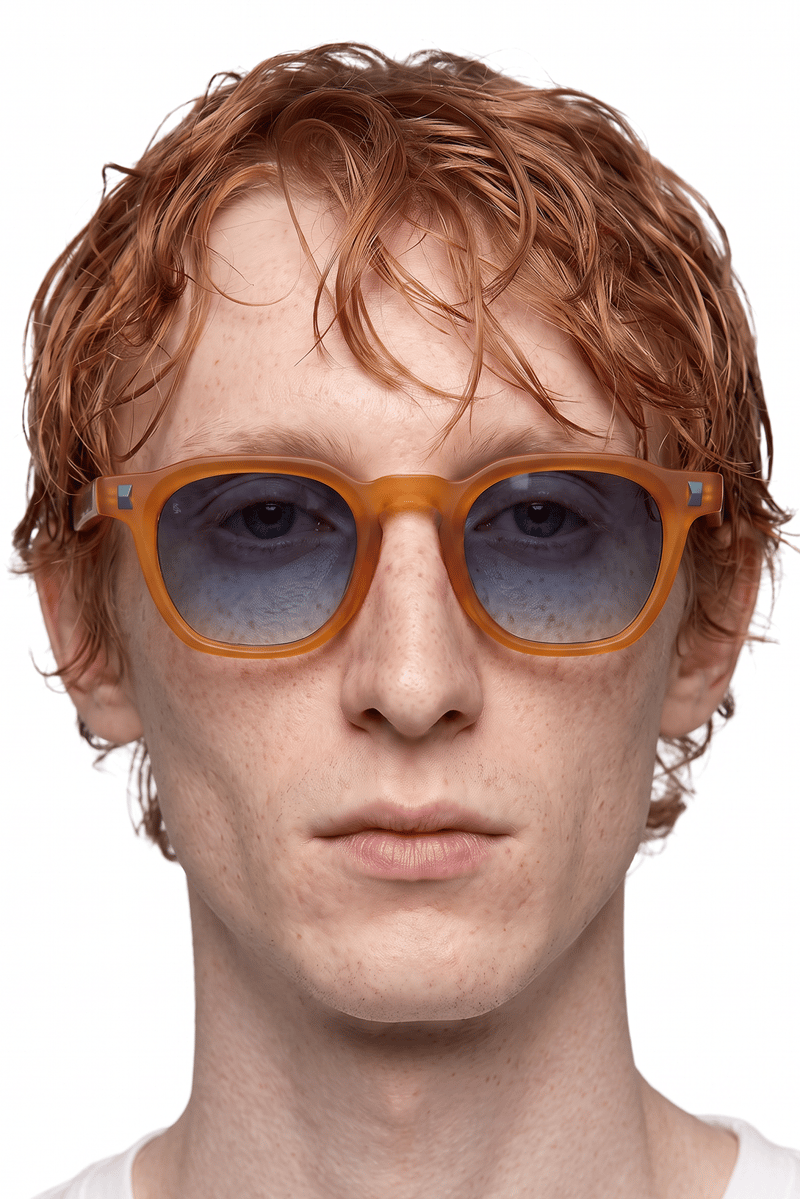 Ravendor Matt Orange Blue Degrade Erkek Güneş Gözlüğü