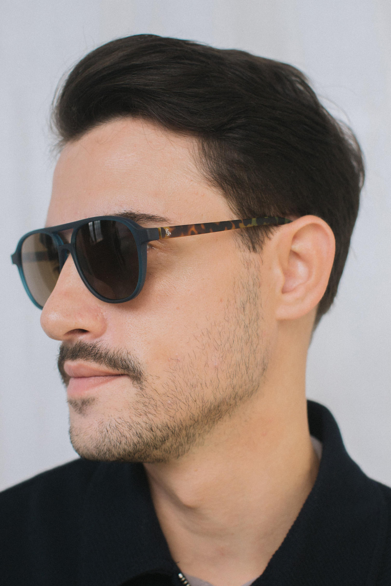 Richard Matt Navy Brown Erkek Güneş Gözlüğü