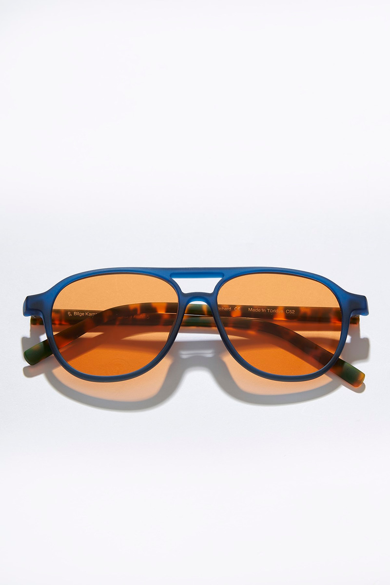 Richard Matt Navy Orange Güneş Gözlüğü