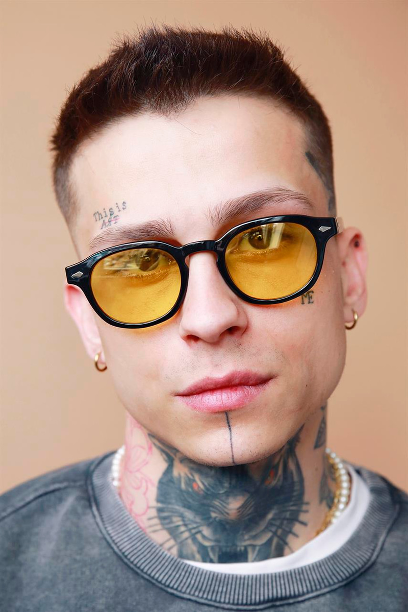 Ryan Black Yellow Erkek Güneş Gözlüğü