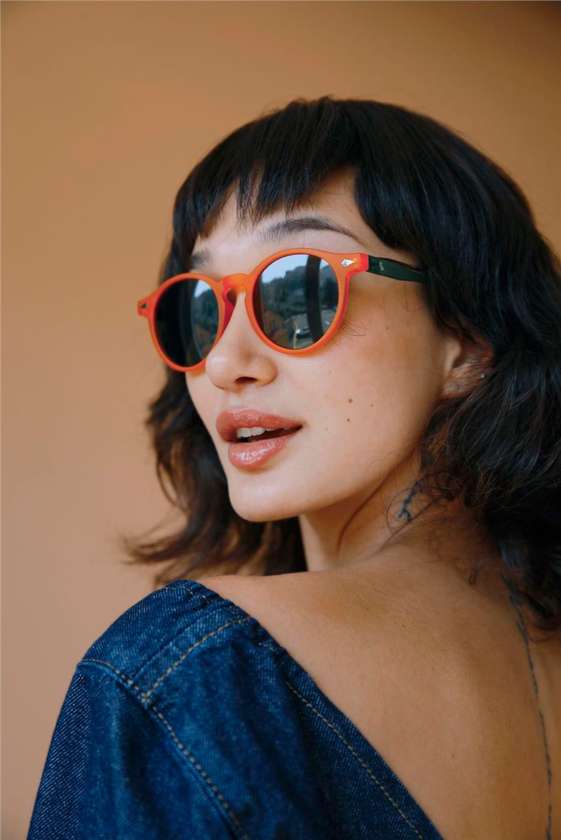 Sabina Matt Orange Green Güneş Gözlüğü