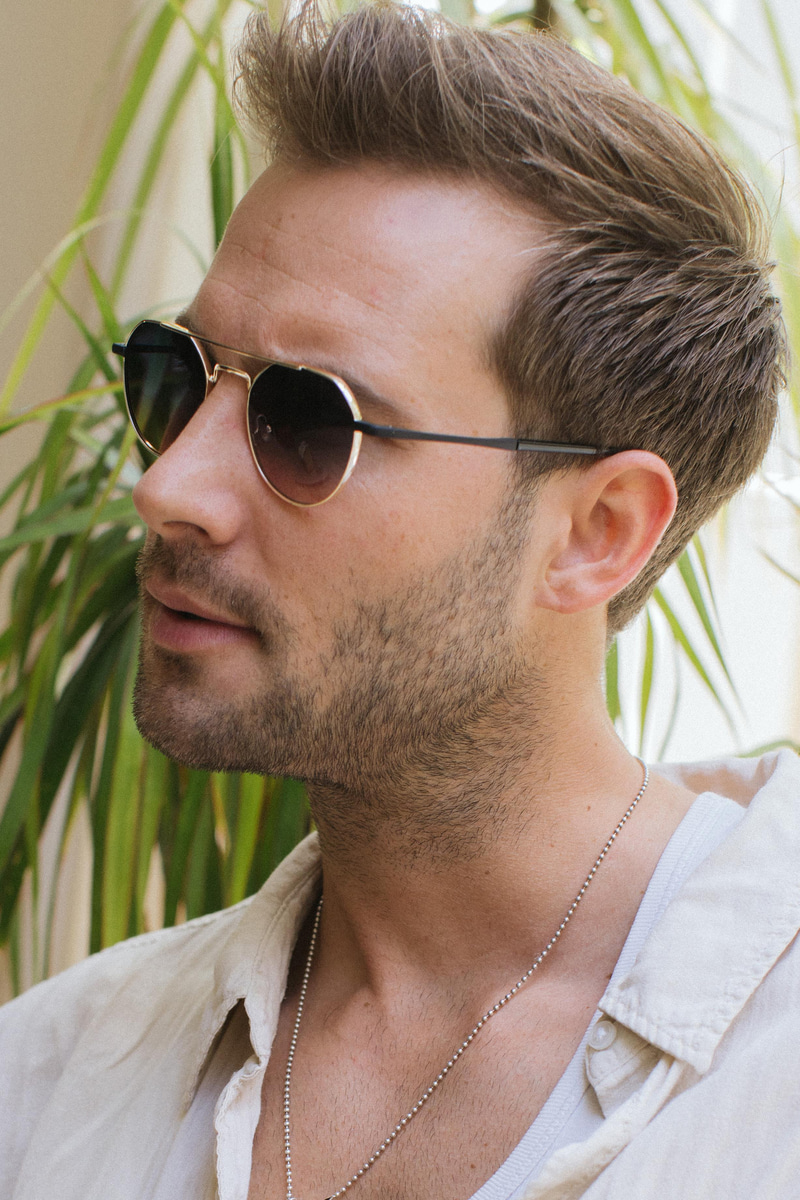 Sakarca Gold Blue Orange Erkek Güneş Gözlüğü