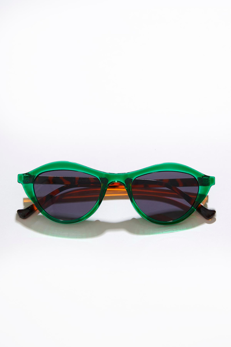 Saksağan Green Leopard Black Güneş Gözlüğü