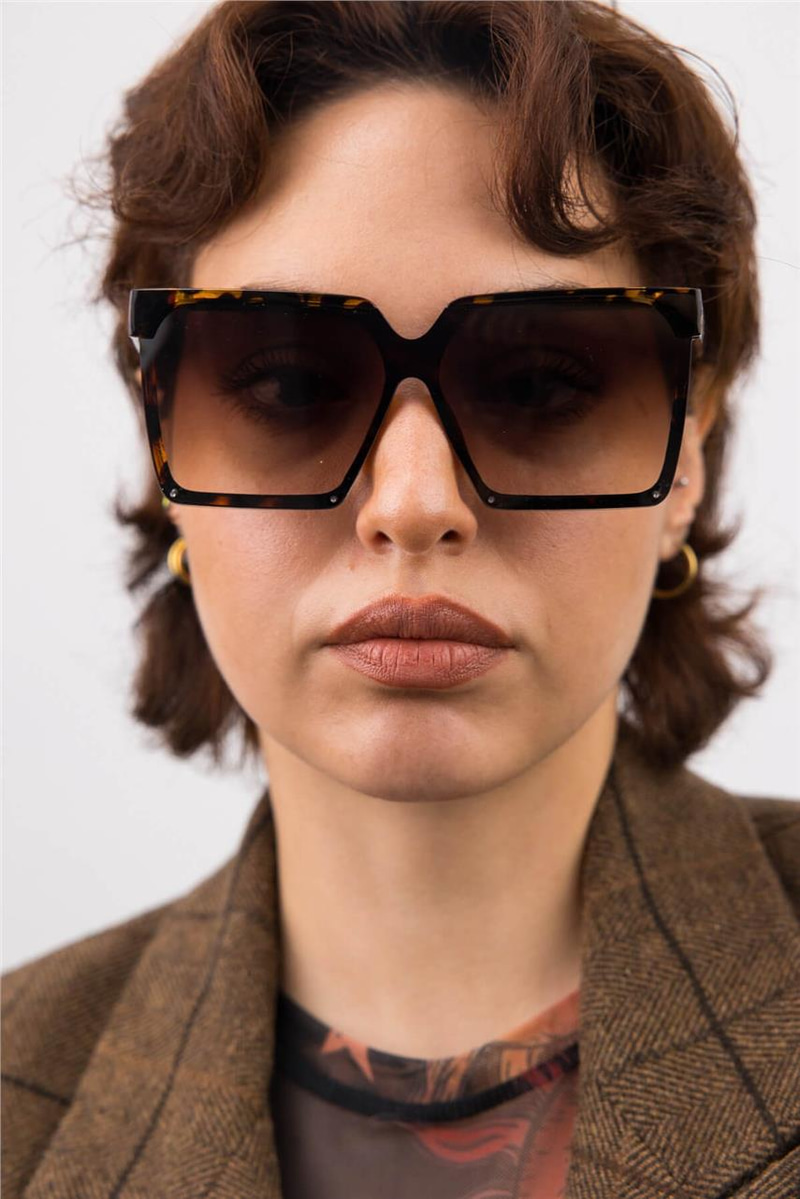 Sara Leopard Güneş Gözlüğü