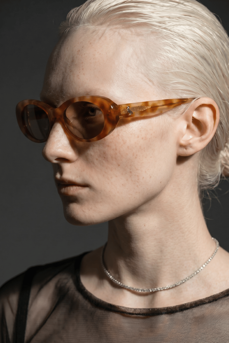 Seno Orange Leopard Nude Güneş Gözlüğü