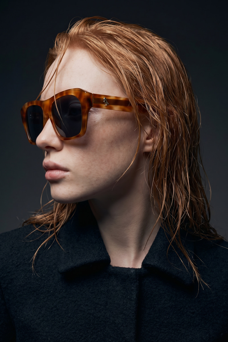 Seya Orange Leopard Blue Güneş Gözlüğü