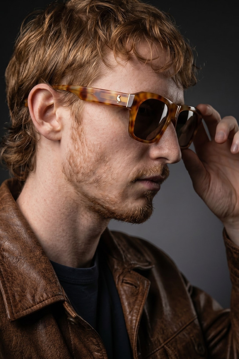 Seya Orange Leopard Brown Erkek Güneş Gözlüğü