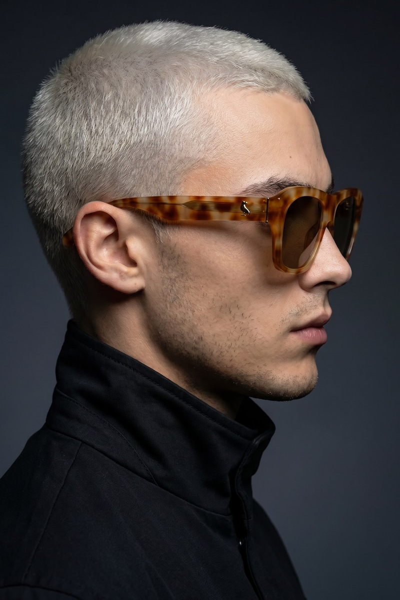 Seya Orange Leopard Nude Erkek Güneş Gözlüğü