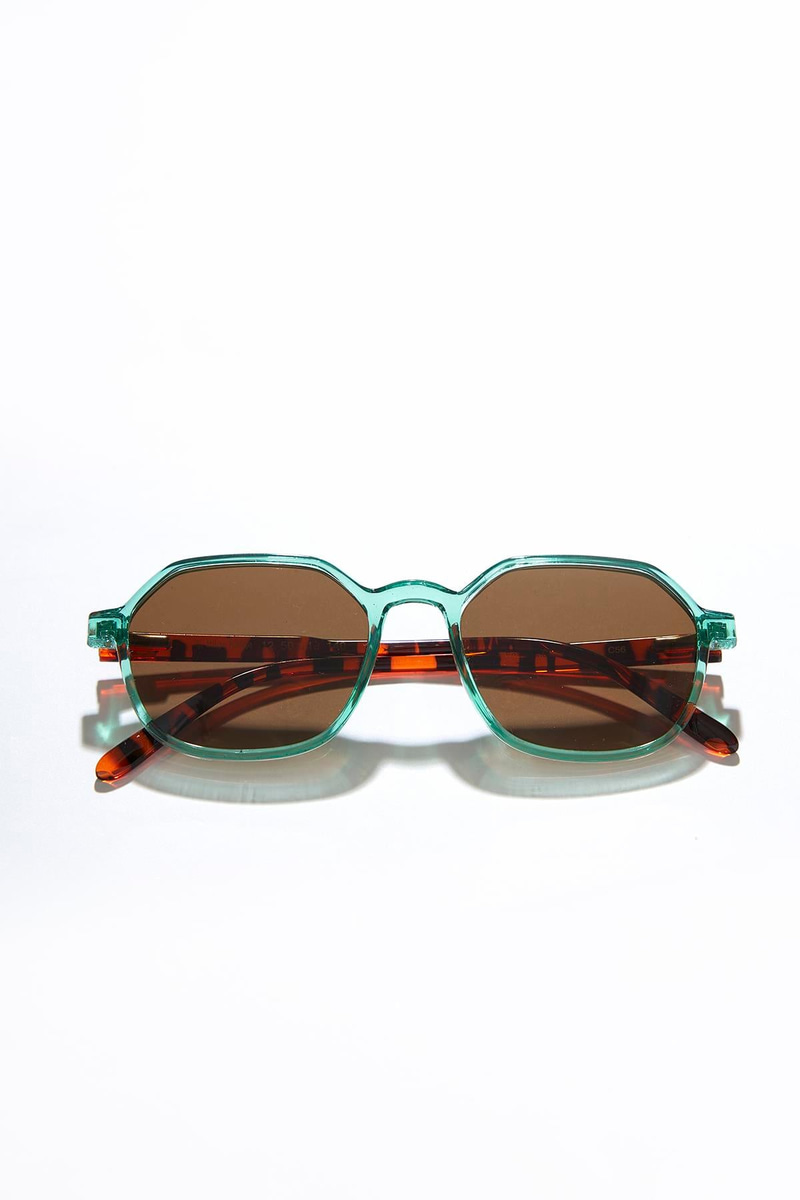Sezar Green Leopard Brown Güneş Gözlüğü