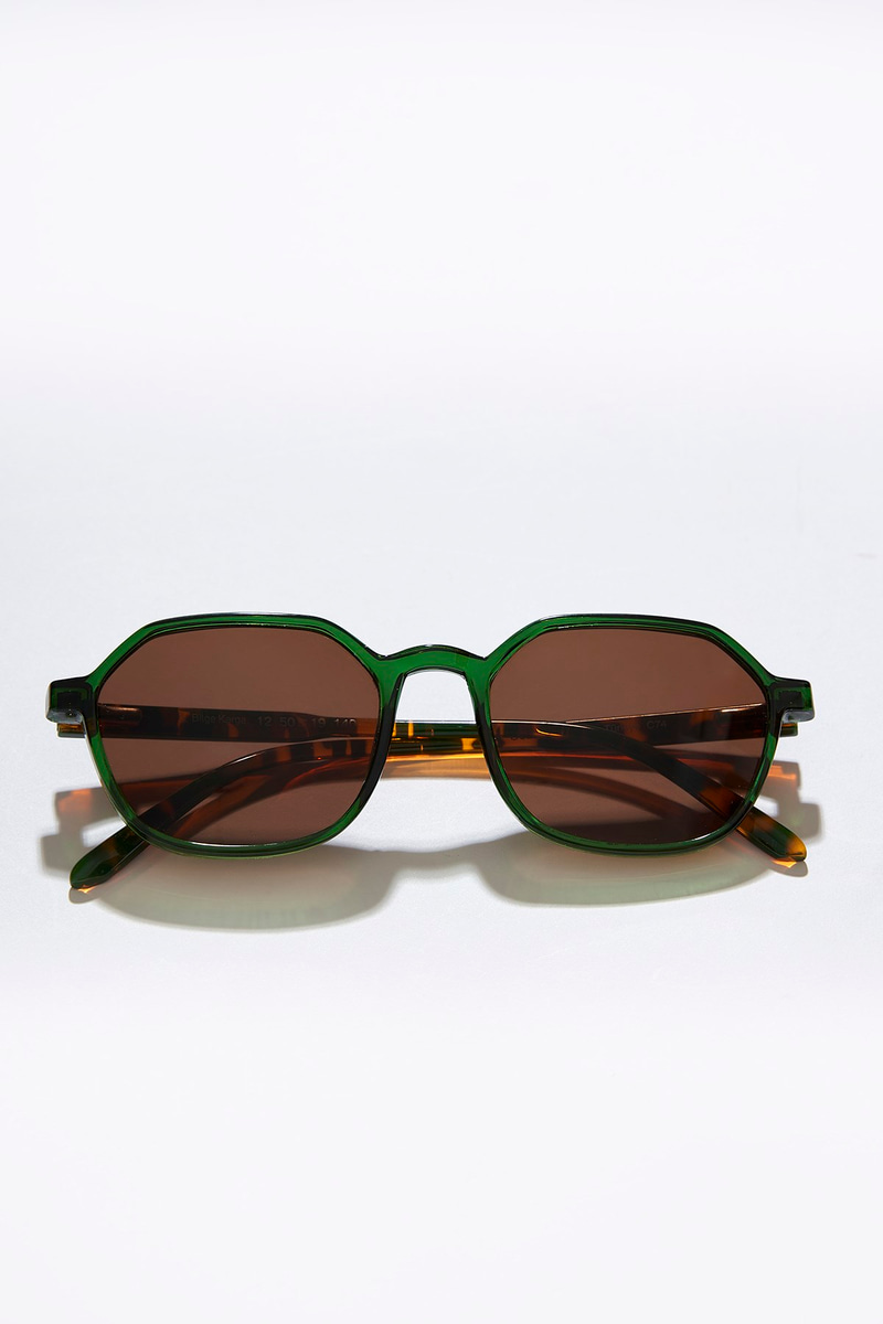 Sezar New Leopard Green Brown  Güneş Gözlüğü