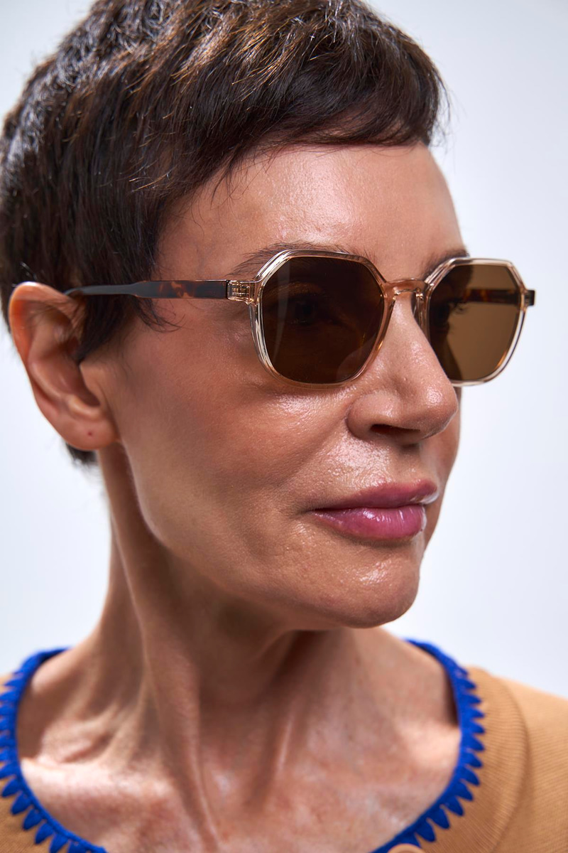 Sezar Nude Leopard Brown Güneş Gözlüğü