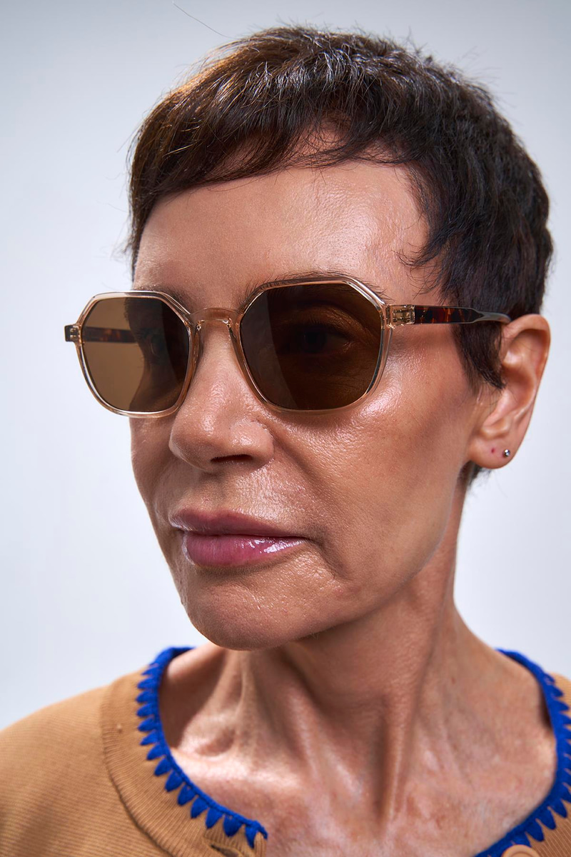 Sezar Nude Leopard Brown Güneş Gözlüğü