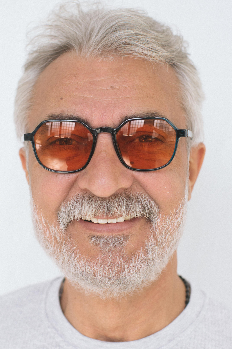 Sezar Turquoise Orange Erkek Güneş Gözlüğü