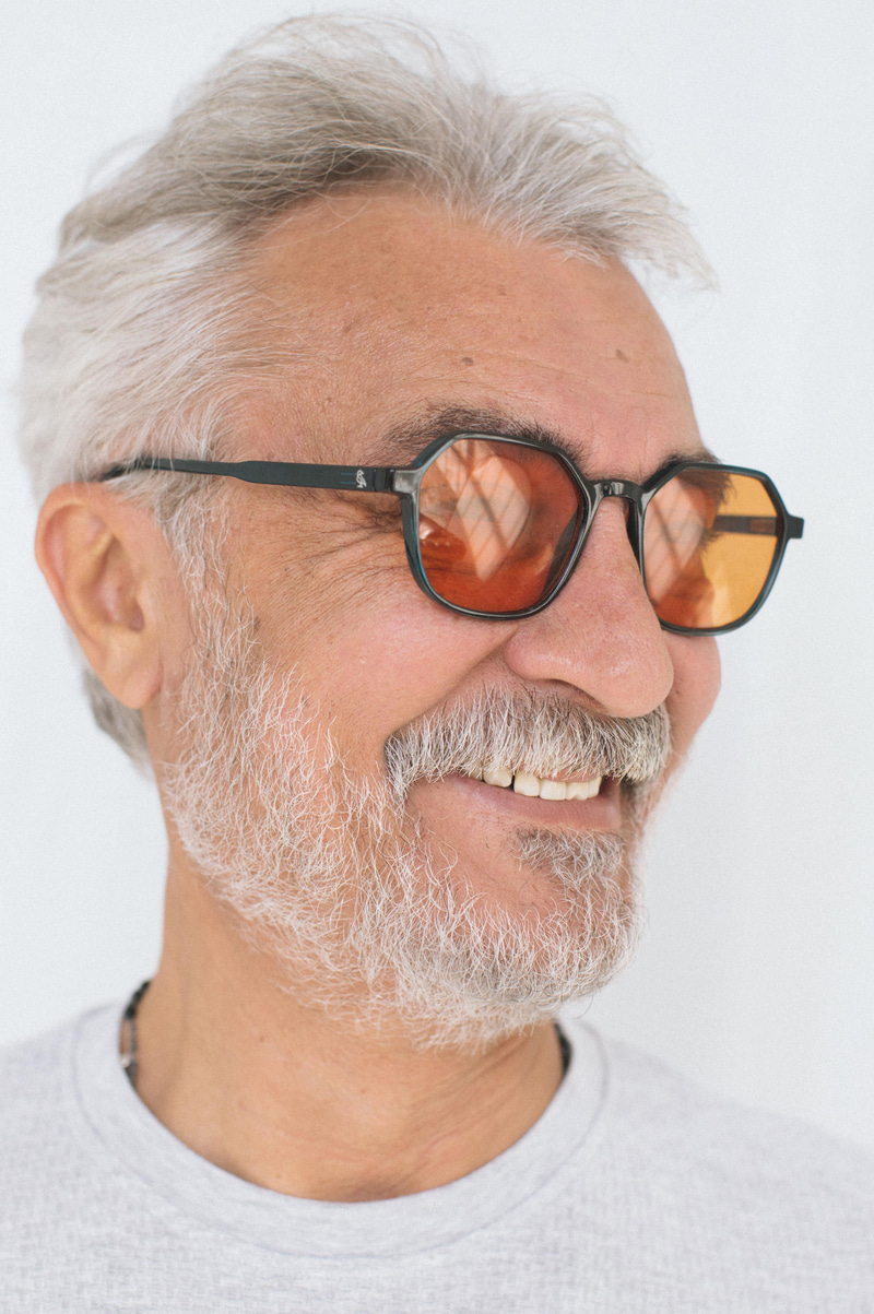 Sezar Turquoise Orange Erkek Güneş Gözlüğü