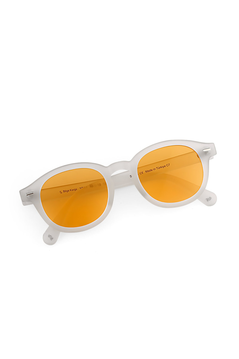 Simon Clear Orange Erkek Güneş Gözlüğü