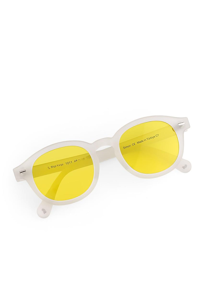 Simon Clear Yellow Güneş Gözlüğü