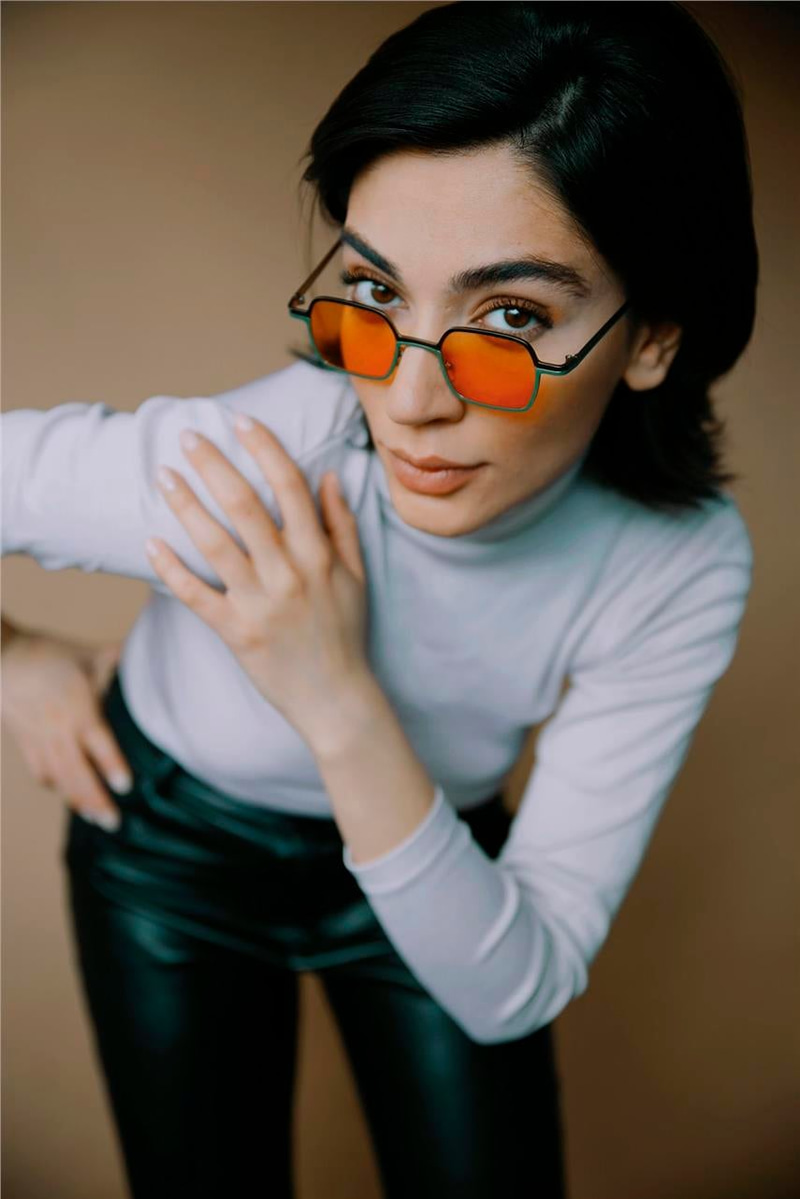 Sophie Green Black Orange Güneş Gözlüğü