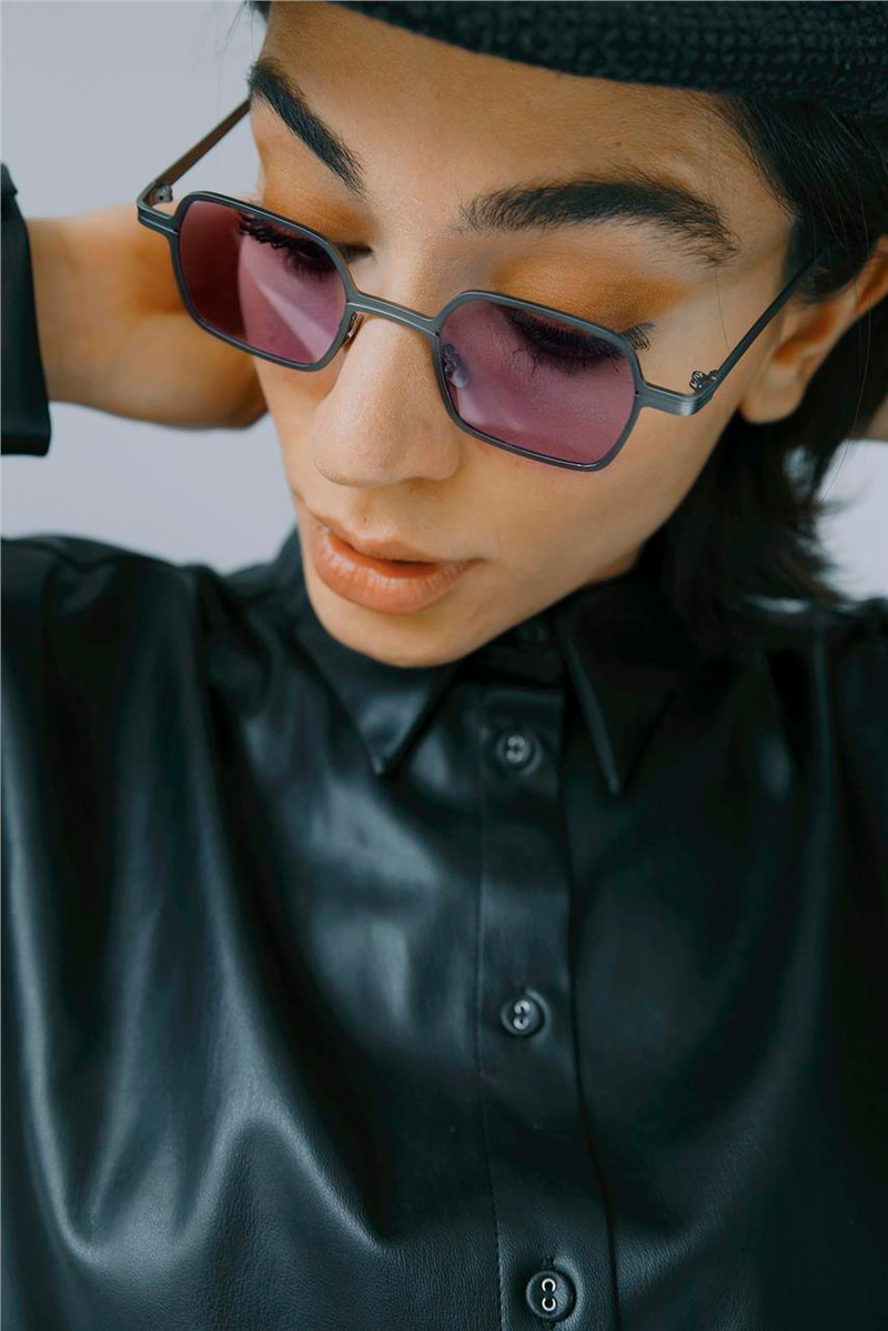 Sophie Grey Purple Güneş Gözlüğü