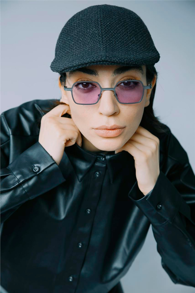 Sophie Grey Purple Güneş Gözlüğü