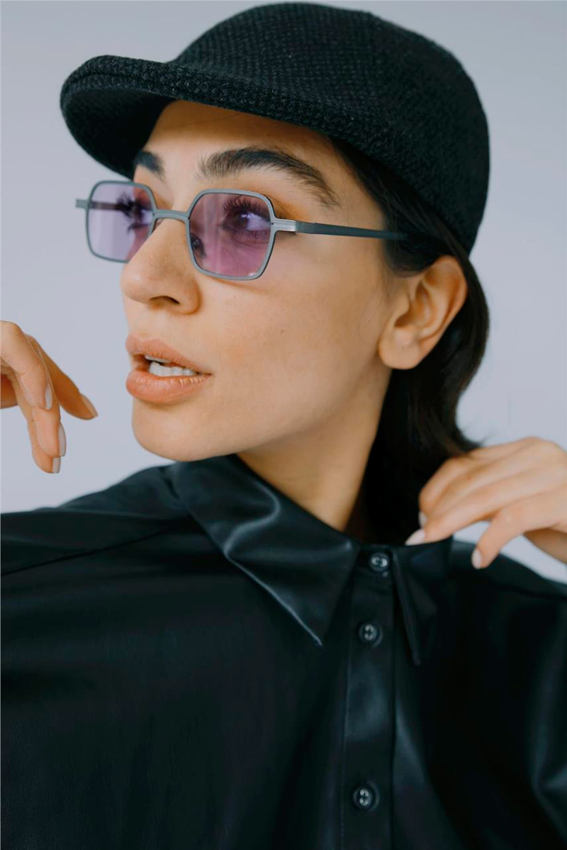 Sophie Grey Purple Güneş Gözlüğü