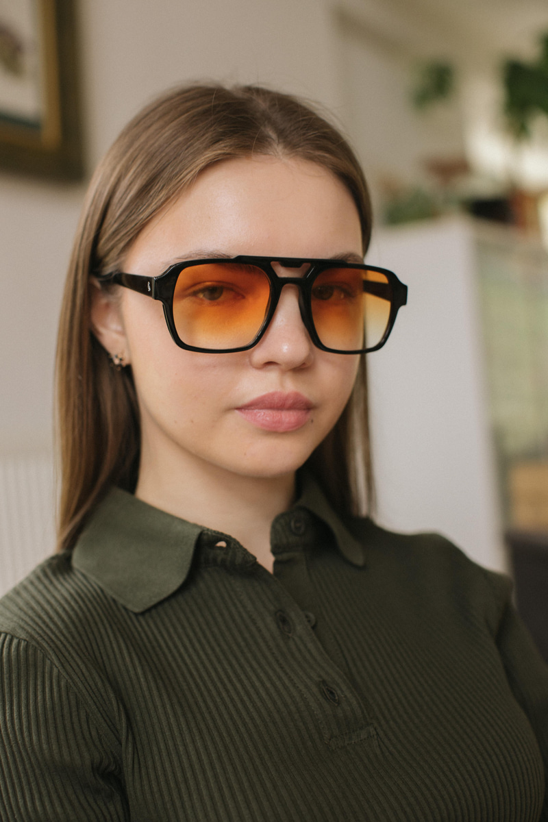Suna Black Orange Degrade Güneş Gözlüğü