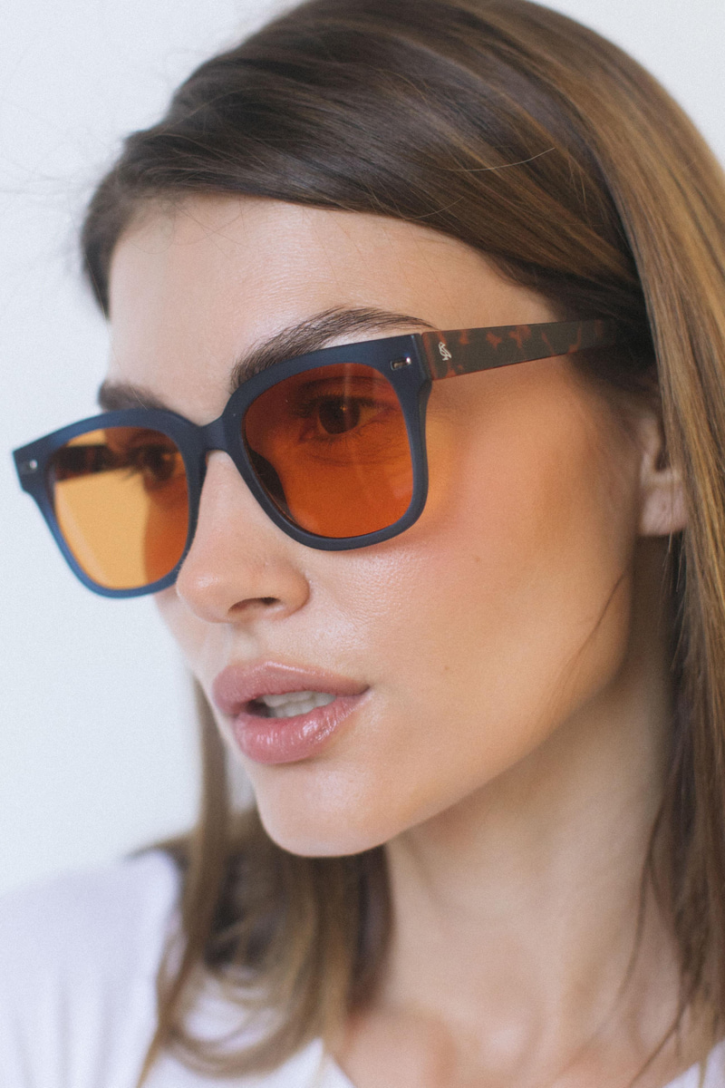 Tabbart Matt Navy Orange Güneş Gözlüğü