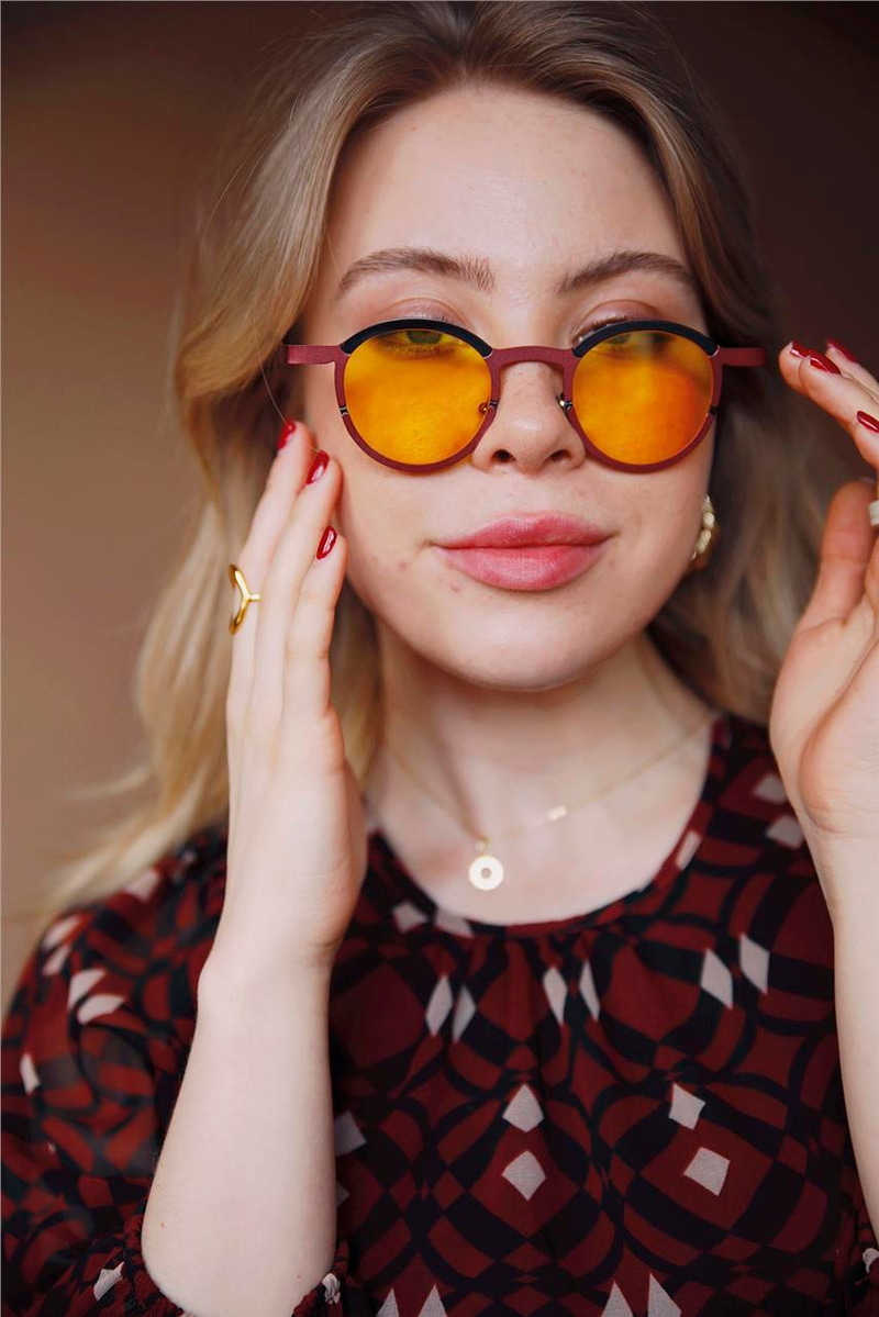 Turbey Red Black Orange Güneş Gözlüğü