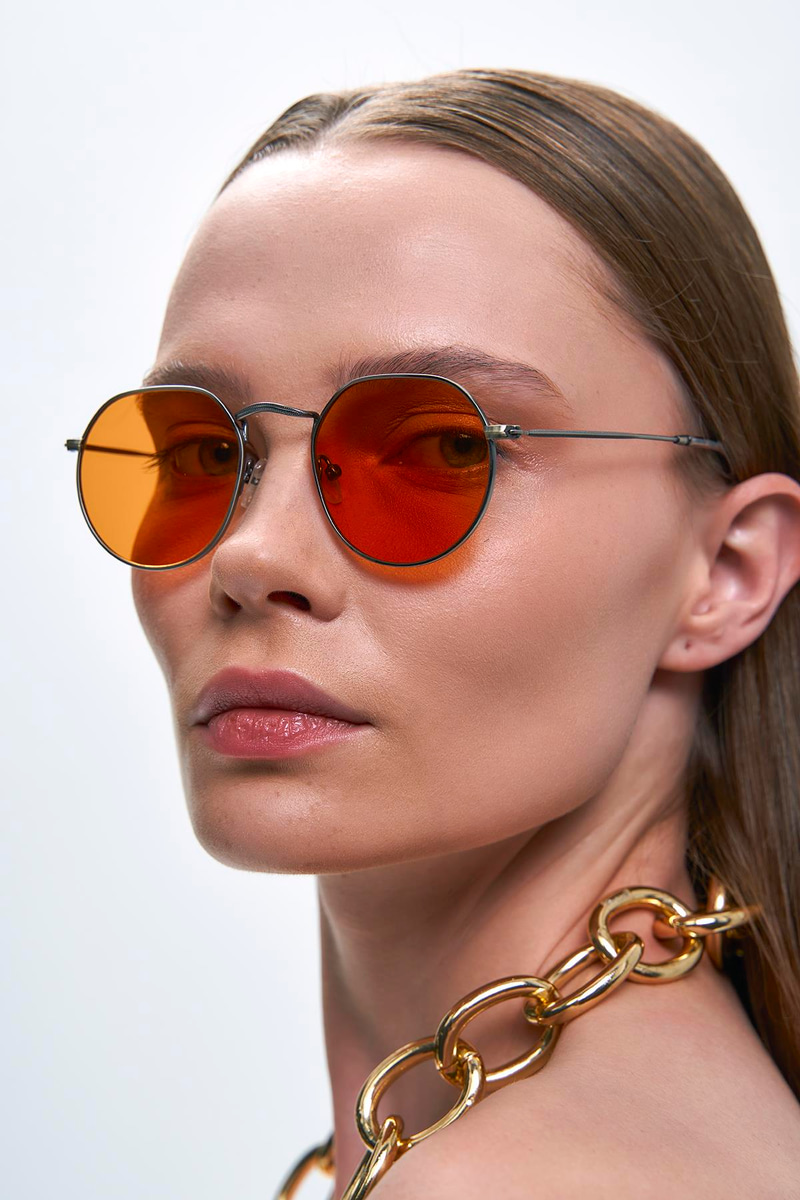 Ursula Silver Orange Güneş Gözlüğü