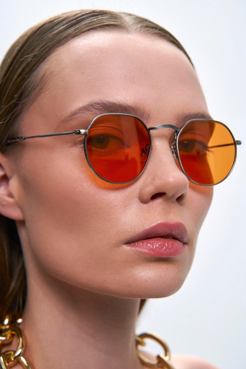 Ursula Silver Orange Güneş Gözlüğü