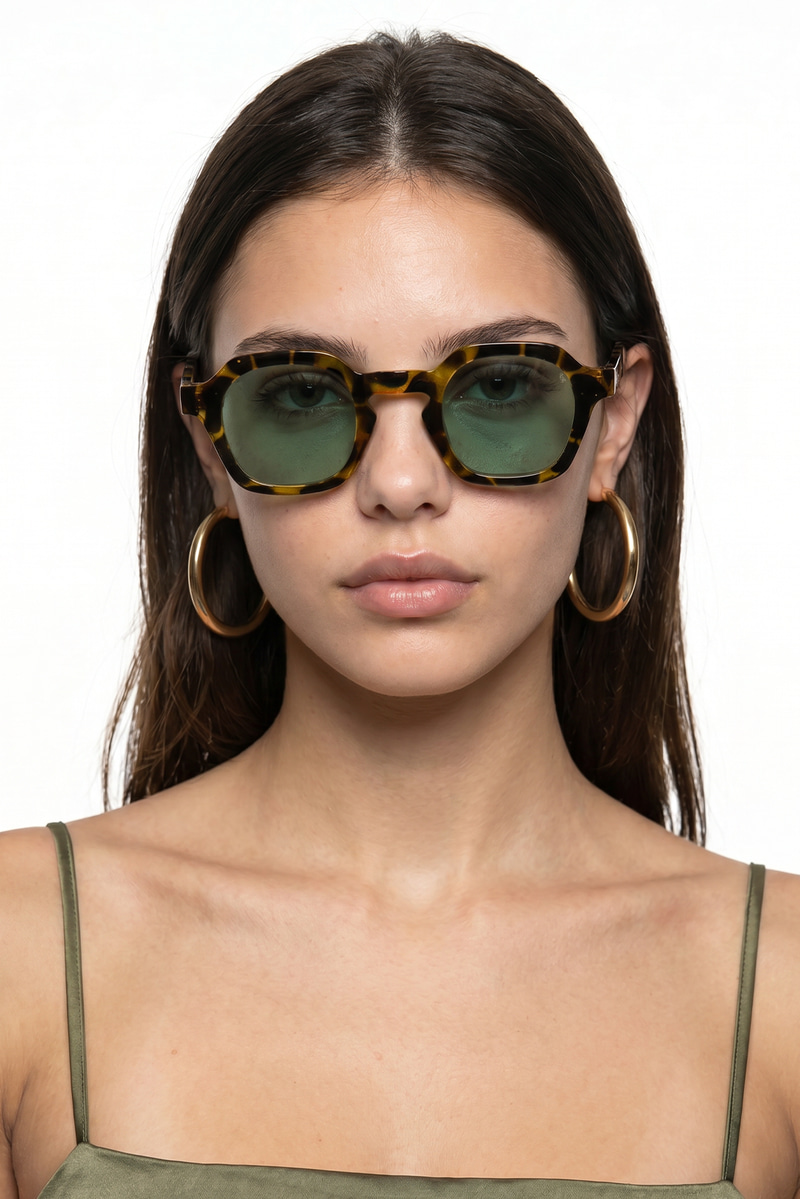 Valeno Tortoise Light Green Güneş Gözlüğü
