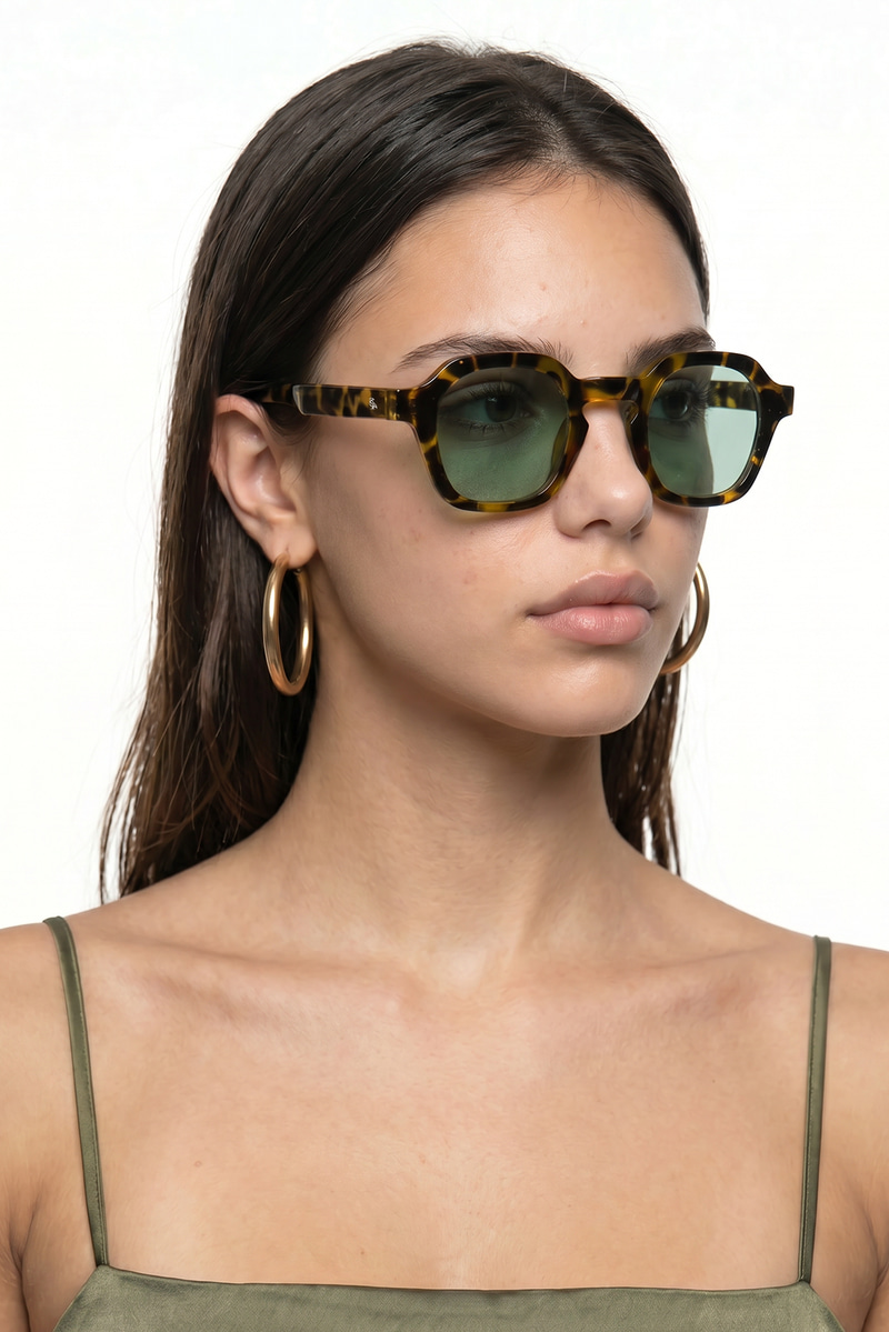 Valeno Tortoise Light Green Güneş Gözlüğü