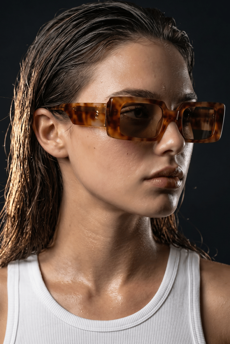 Veyra Orange Leopard Nude Güneş Gözlüğü