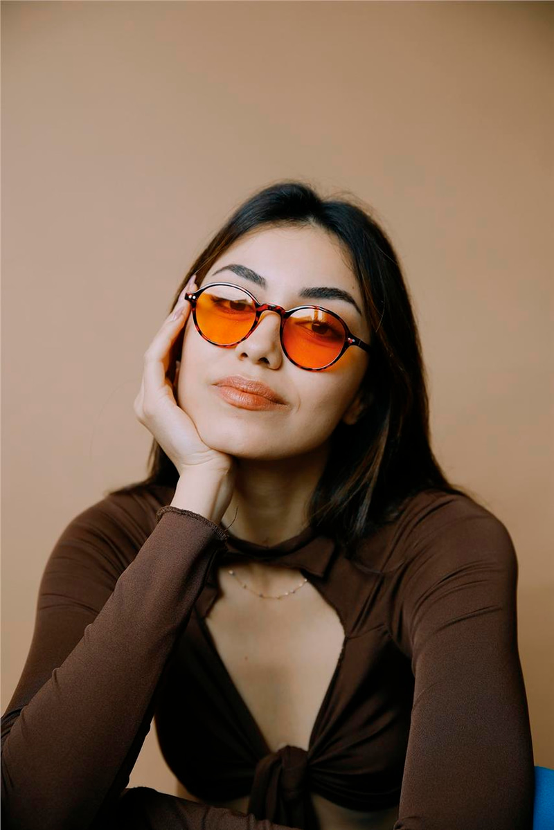 Voliny Leopard Orange Güneş Gözlüğü