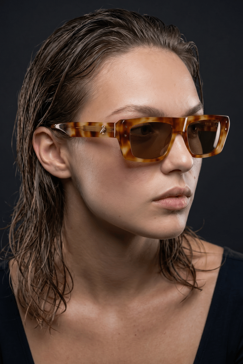 Vyxor Orange Leopard Nude Güneş Gözlüğü