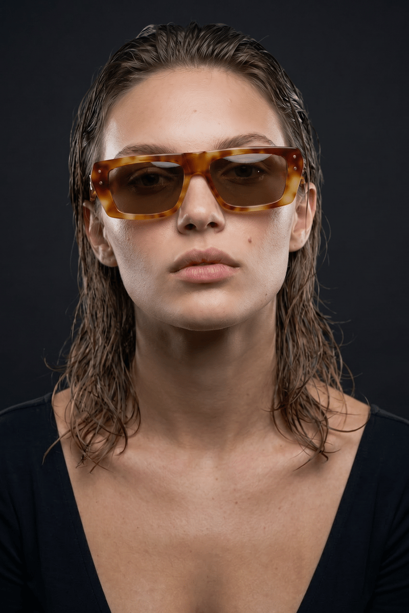 Vyxor Orange Leopard Nude Güneş Gözlüğü