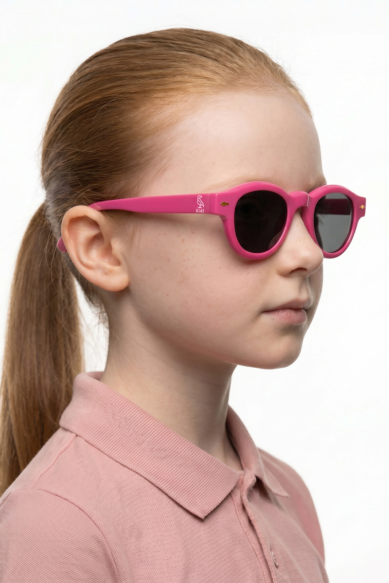 Yecil Dark Pink Kız Çocuk Güneş Gözlüğü