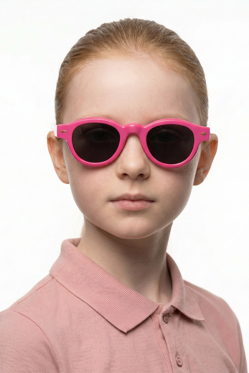 Yecil Dark Pink Kız Çocuk Güneş Gözlüğü
