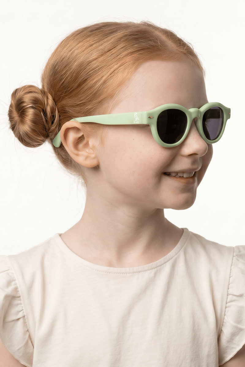 Yecil Light Green Black Kız Çocuk Güneş Gözlüğü