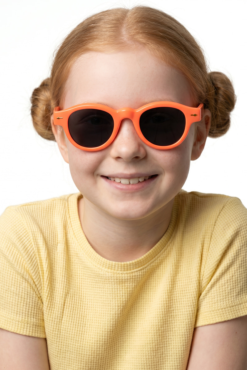 Yecil Orange Black Kız Çocuk Güneş Gözlüğü