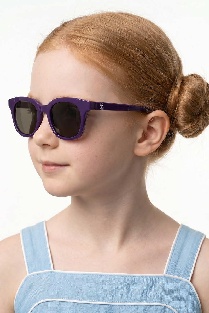 Yupi Dark Purple Black Kız Çocuk Güneş Gözlüğü