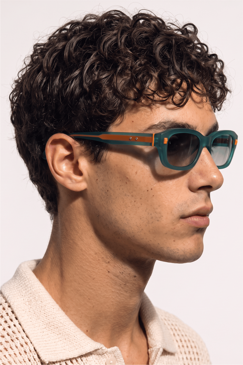 Zaravio Matt Green Grey Mirror Erkek Güneş Gözlüğü