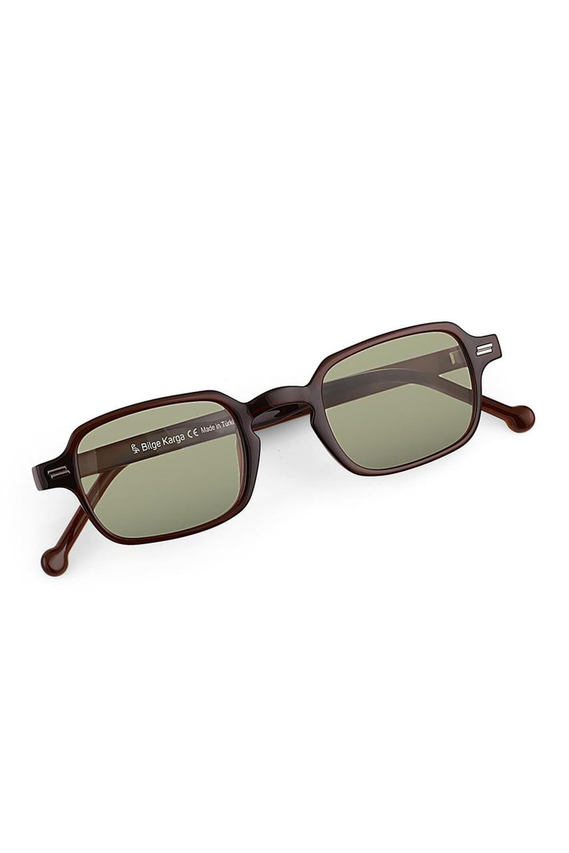 Zenow Brown Dark Green Güneş Gözlüğü