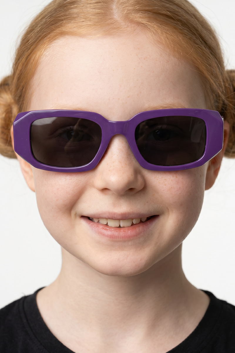 Zibo Purple Black Kız Çocuk Güneş Gözlüğü