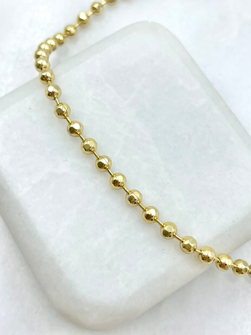 Özel Seri Işıltılı Topçuk Bileklik Gold