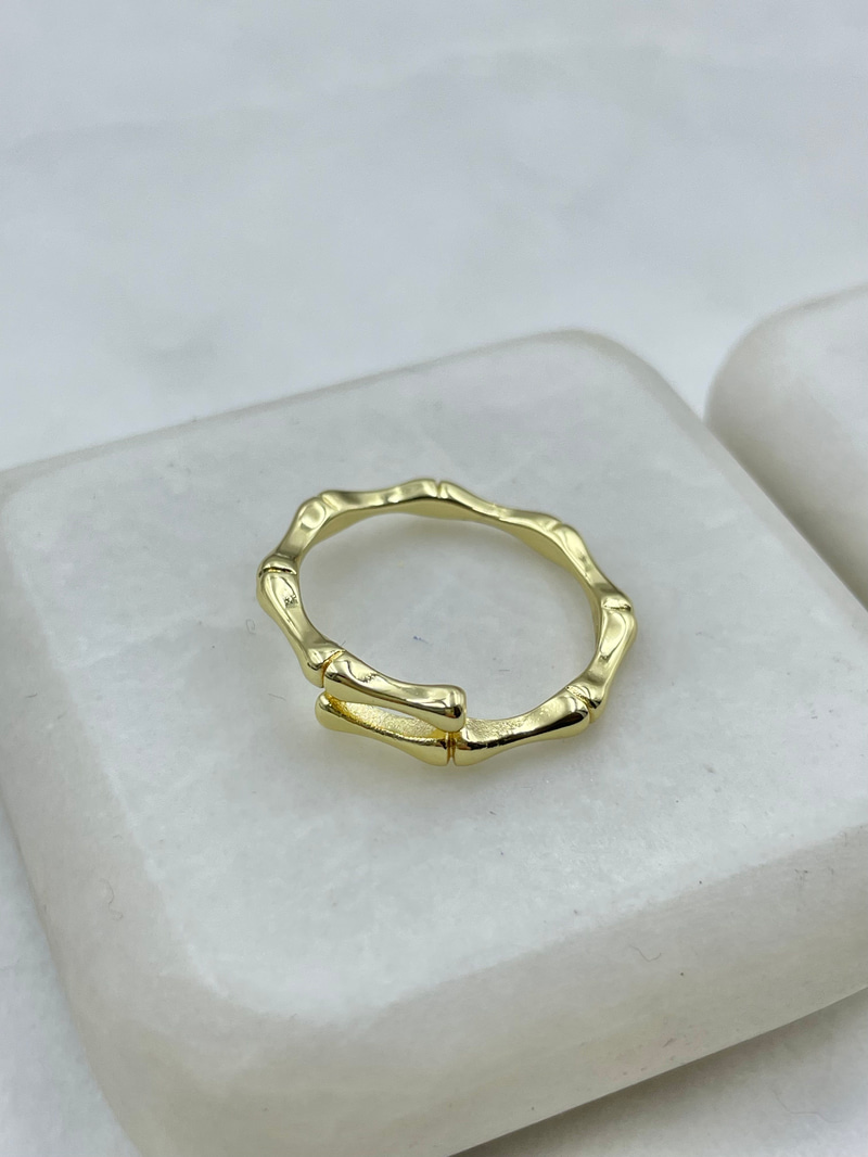 Minimal Kemik Model Yüzük Gold