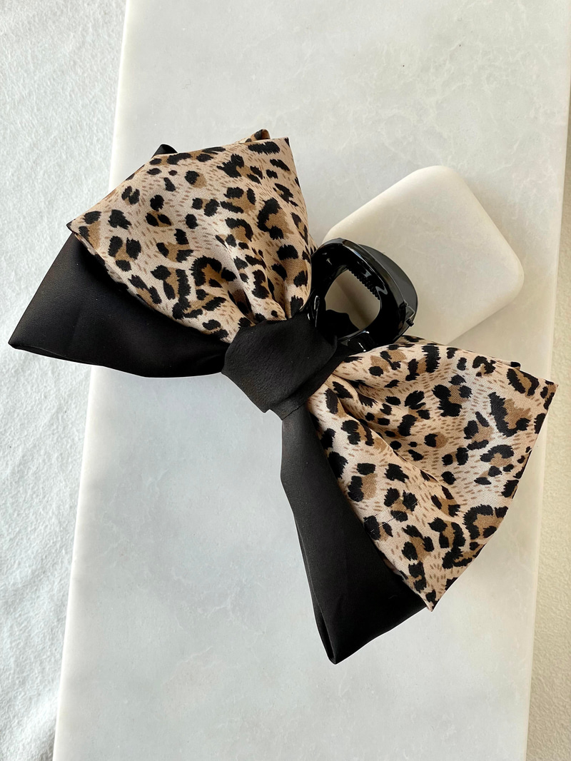 Saten Leopar Fiyonk Mandal Toka Vizon