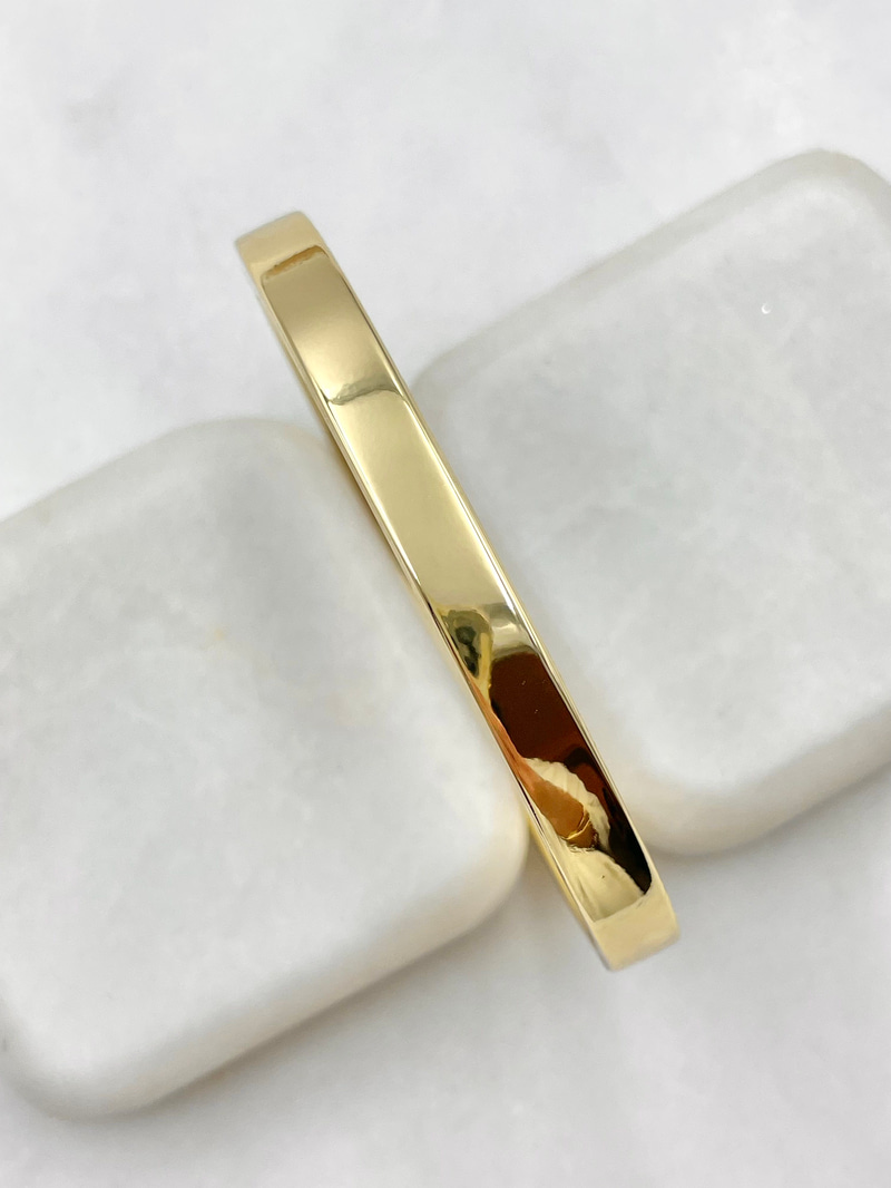 Özel Seri Kare Kesim Kelepçe Orta Boy Gold