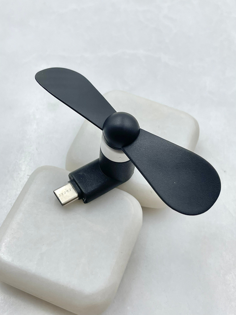 Mini Fan Type-C Siyah